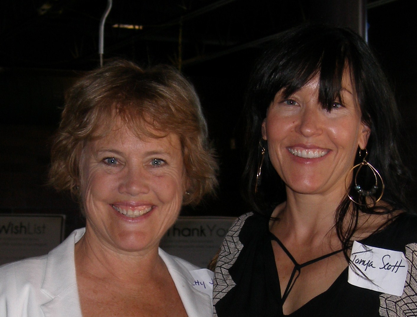 Patty and Tanya at Launch Party